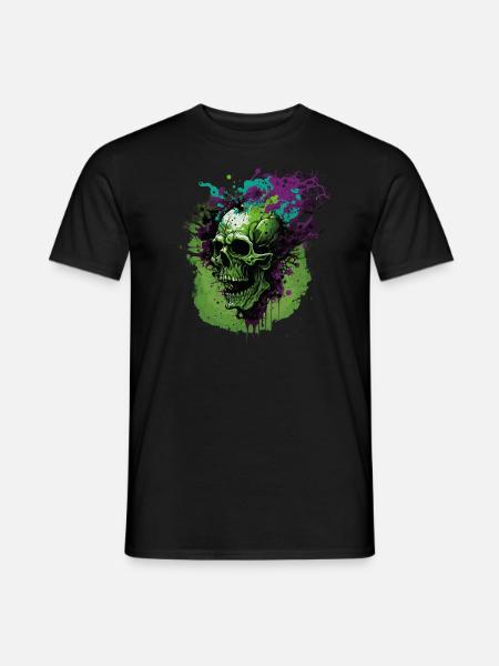 Crâne - T-shirt homme - noir