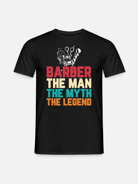 Barber Haircutter - Men's T-Shirt - black