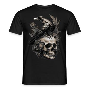 Dark Soul - Men's T-Shirt - black - Front - AI Model Male 178 light (178cm)