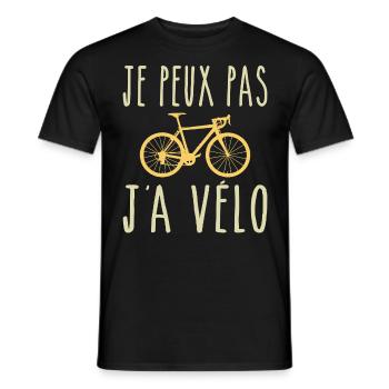 Ich kann kein Fahrrad haben - Männer T-Shirt - Schwarz - Vorne - AI Model Male 178 light (178cm)