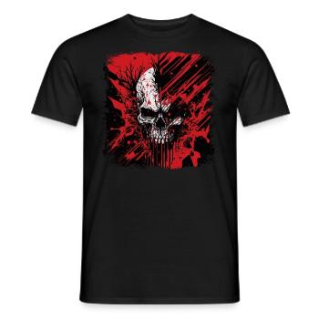 Heavy Metal Punk mort-vivant - T-shirt homme - noir - Devant - AI Model Male 178 light (178cm)