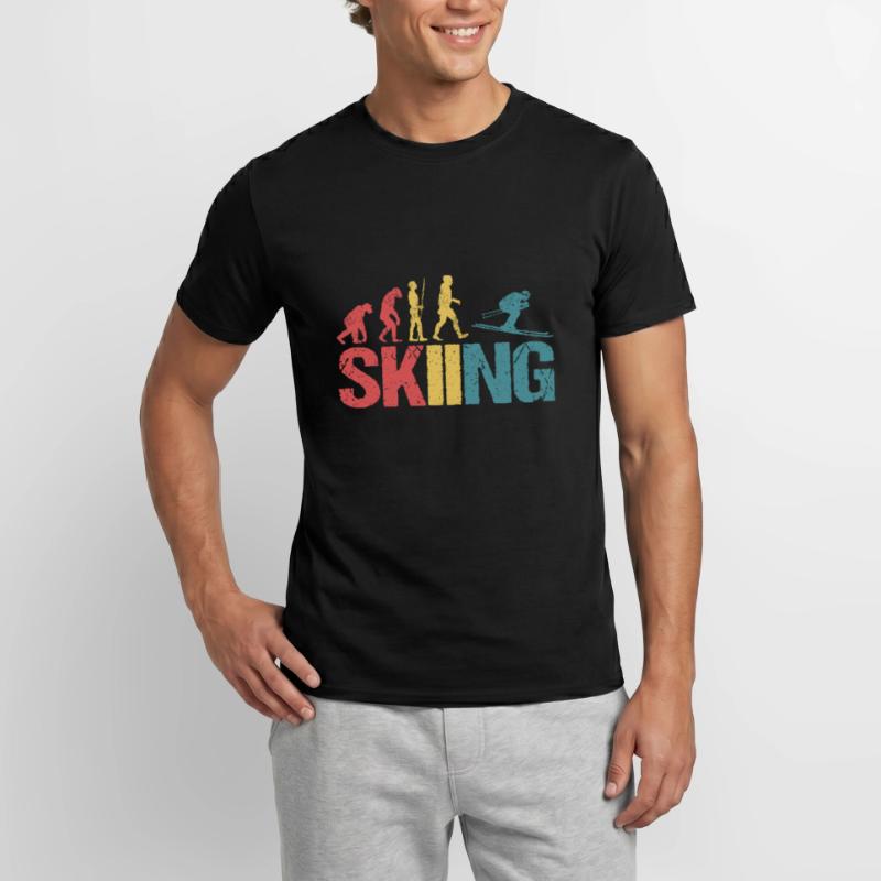 Évolution du ski T-shirt homme