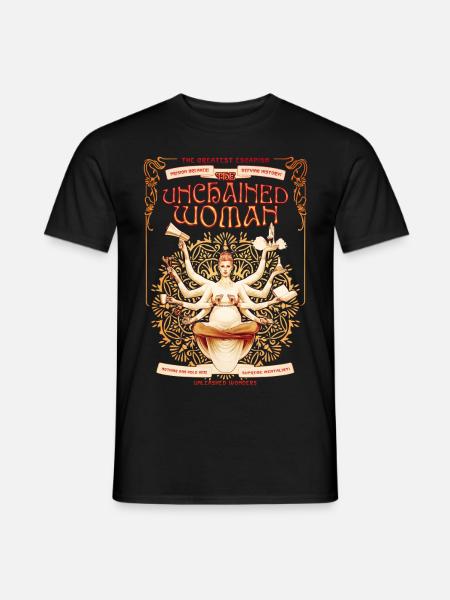 Magie: Die Frau entfesselt! - Männer T-Shirt - Schwarz