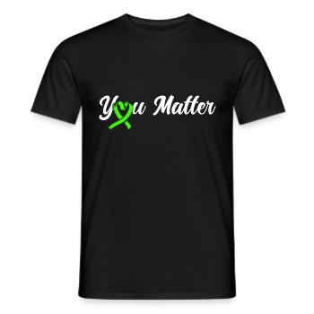 Mental Health Awareness Mental Health - Men's T-Shirt - black - Front - AI Model Male 178 light (178cm)