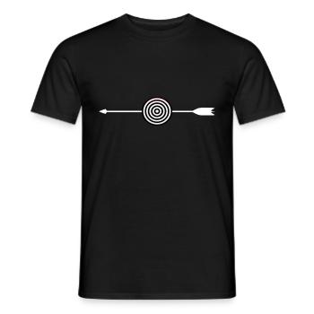 Chemise Archer Archer à l’arc - T-shirt homme - noir - Devant - AI Model Male 178 light (178cm)