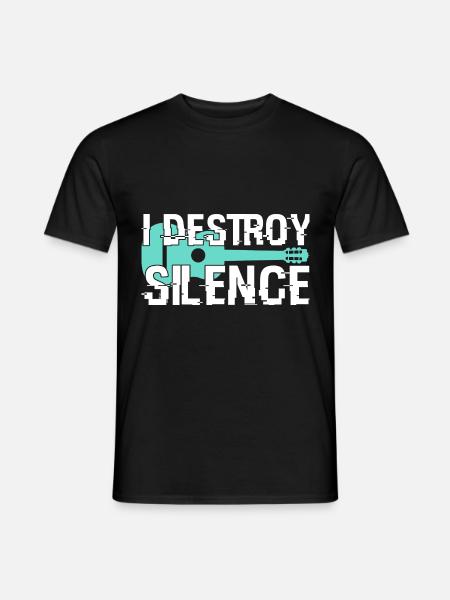 Guitar funny saying - Men's T-Shirt - black