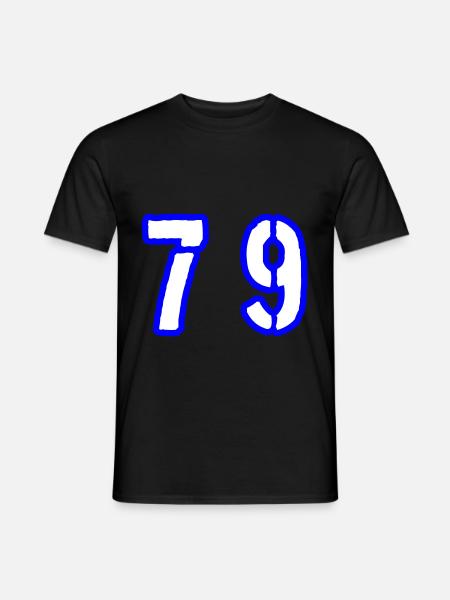 79 Number Symbol - Men's T-Shirt - black