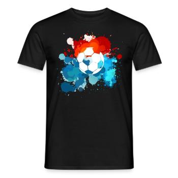 Football Colors. Gift! - Men's T-Shirt - black - Front - AI Model Male 178 light (178cm)