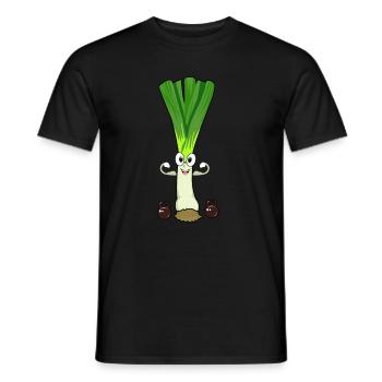 Aktives Fitness Lauch - Männer T-Shirt - Schwarz - Vorne - AI Model Male 178 light (178cm)