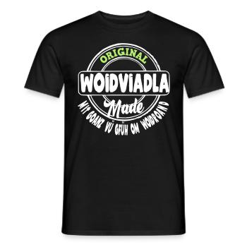 Waldviertler - Männer T-Shirt - Schwarz - Vorne - AI Model Male 178 light (178cm)