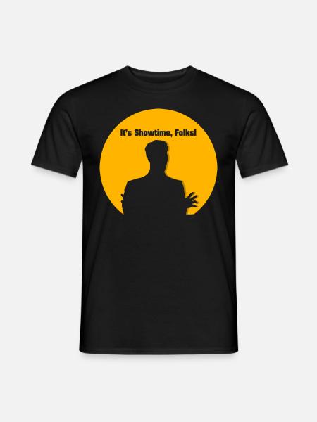 It's showtime, folks! - Men's T-Shirt - black