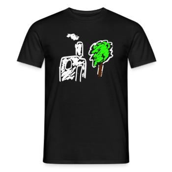 Home - T-shirt homme - noir - Devant - AI Model Male 178 light (178cm)