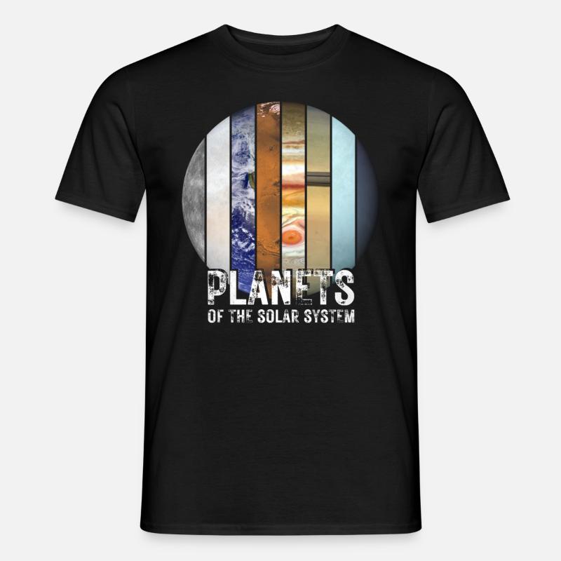 Planètes du système solaire - T-shirt homme - noir