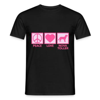 Nova Scotia Duck Tolling Toller Retriever Mama Mom - Männer T-Shirt - Schwarz - Vorne - AI Model Male 178 light (178cm)