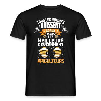 Das beste Geschenk für Imker - Männer T-Shirt - Schwarz - Vorne - AI Model Male 178 light (178cm)