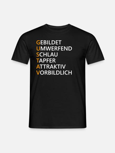 Gustav Name Geschenk - Männer T-Shirt - Schwarz