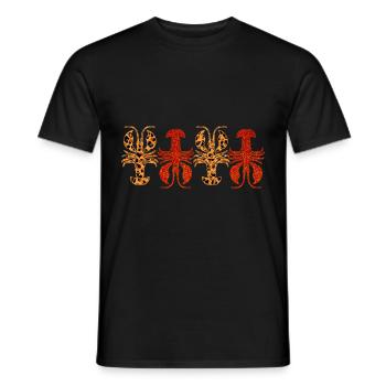 Krebssaison Lustige Krebse kochen Hummer kochen - Männer T-Shirt - Schwarz - Vorne - AI Model Male 178 light (178cm)