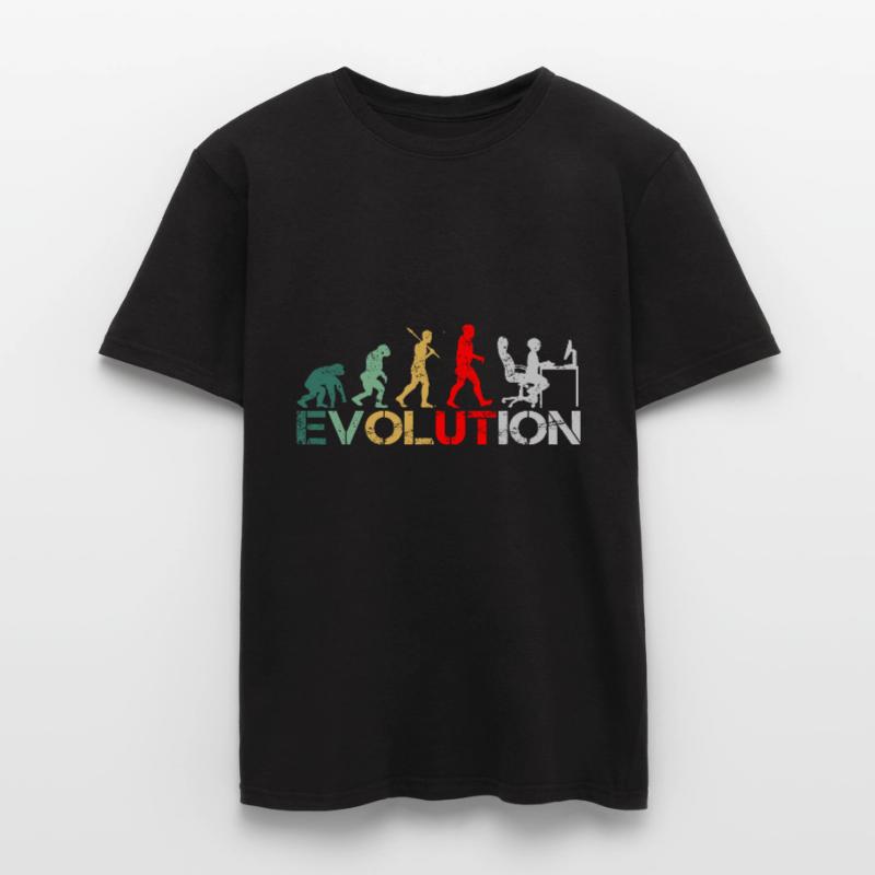 Computer Nerd Programmeur Evolution drôle T-shirt homme