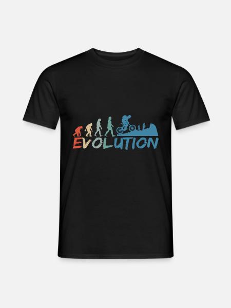 VTT VTT Papa Papa VTT Evolution Retro - T-shirt homme - noir