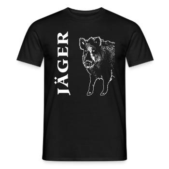 Sanglier - Sanglier - Sanglier - Sanglier - T-shirt homme - noir - Devant - AI Model Male 178 light (178cm)