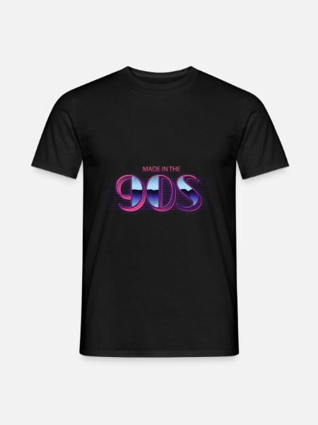 Nineties Birthday - Men's T-Shirt - black