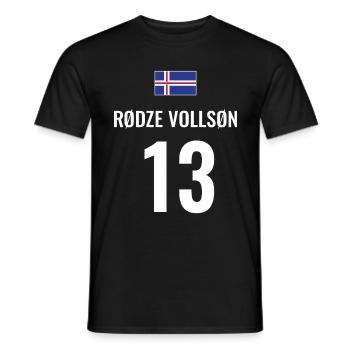 Fußball Sauf Trikot Island Mallorca Party Gruppen - Männer T-Shirt - Schwarz - Vorne - AI Model Male 178 light (178cm)