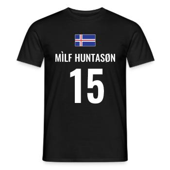 Fußball Sauf Trikot Island Mallorca Party Gruppen - Männer T-Shirt - Schwarz - Vorne - AI Model Male 178 light (178cm)