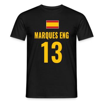 Spain Soccer Booze Jersey For Groups - Men's T-Shirt - black - Front - AI Model Male 178 light (178cm)
