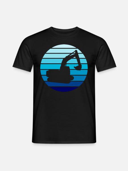 Baggerfahrer Baggerfahrer - Männer T-Shirt - Schwarz