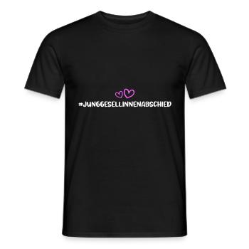 Junggesellinnenabschied Herz - Männer T-Shirt - Schwarz - Vorne - AI Model Male 178 light (178cm)