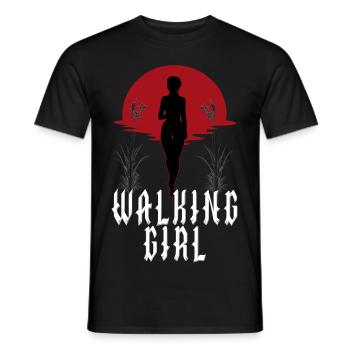 Formation Walking Girl Sunrise - T-shirt homme - noir - Devant - AI Model Male 178 light (178cm)