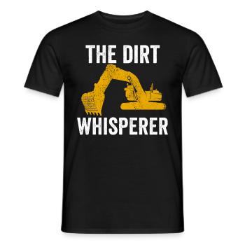 Baggerfahrer Bauarbeiter Bagger - Männer T-Shirt - Schwarz - Vorne - AI Model Male 178 light (178cm)