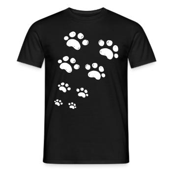 J aime mon chien - T-shirt homme - noir - Devant - AI Model Male 178 light (178cm)