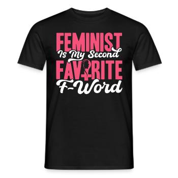 Gender equality Gender equality - Men's T-Shirt - black - Front - AI Model Male 178 light (178cm)