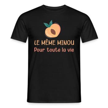 Ehe Mann Lustiger Humor EVG Foufoune Minou - Männer T-Shirt - Schwarz - Vorne - AI Model Male 178 light (178cm)