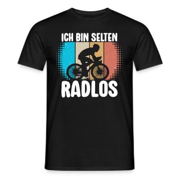 Rarement vélo sans roues vélo de montagne vélo de route vélo - T-shirt homme - noir - Devant - AI Model Male 178 light (178cm)