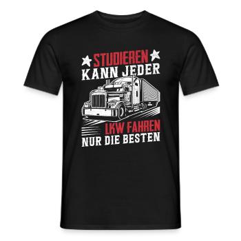 Camionneur - T-shirt homme - noir - Devant - AI Model Male 178 light (178cm)