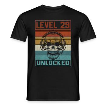 29e anniversaire du joueur - T-shirt homme - noir - Devant - AI Model Male 178 light (178cm)
