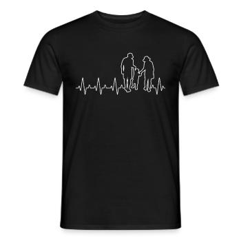Grandparents Grandkid Grandpa Grandma - Männer T-Shirt - Schwarz - Vorne - AI Model Male 178 light (178cm)