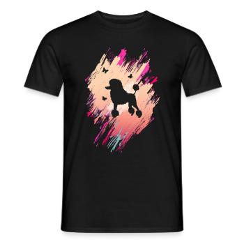 Süße Pudel Mama Hund Pudel Mama - Männer T-Shirt - Schwarz - Vorne - AI Model Male 178 light (178cm)