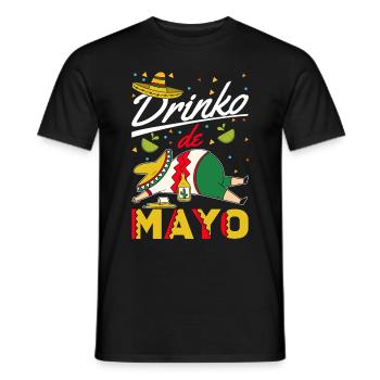 Cinco De Mayo Tequila Boisson Fiesta Mexicaine - T-shirt homme - noir - Devant - AI Model Male 178 light (178cm)