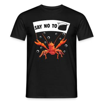 Lustige Krebse Kochen Flusskrebs Hummer - Männer T-Shirt - Schwarz - Vorne - AI Model Male 178 light (178cm)