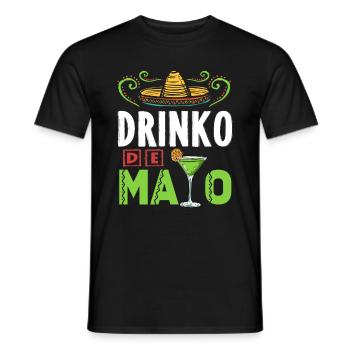 Tequila Cinco De Mayo Mexican Fiesta - Men's T-Shirt - black - Front - AI Model Male 178 light (178cm)