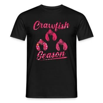 Cancer Season Women Crabs Cook Lobster - Men's T-Shirt - black - Front - AI Model Male 178 light (178cm)