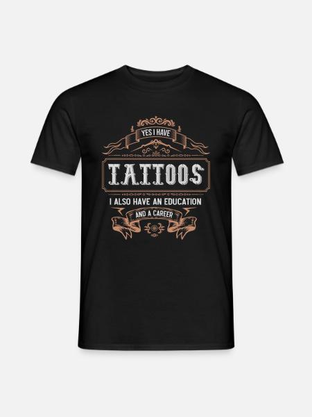 Ausbildung Tattoo-Künstler Tattoo-Künstler Tattoo - Männer T-Shirt - Schwarz
