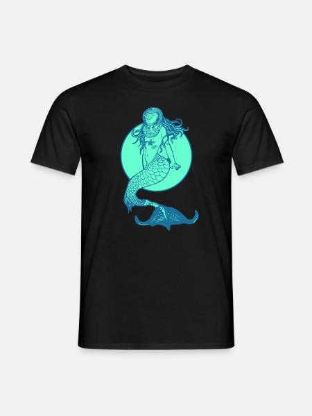 Sirène sirène sirène conte de fées - T-shirt homme - noir