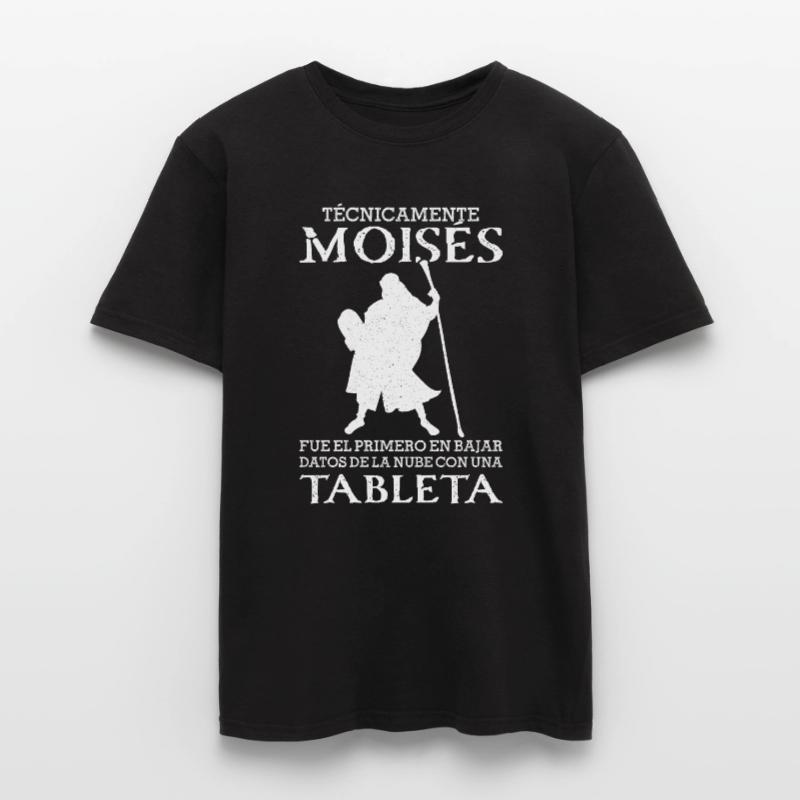 Moises First upload data cloud tablet Men’s T-shirt