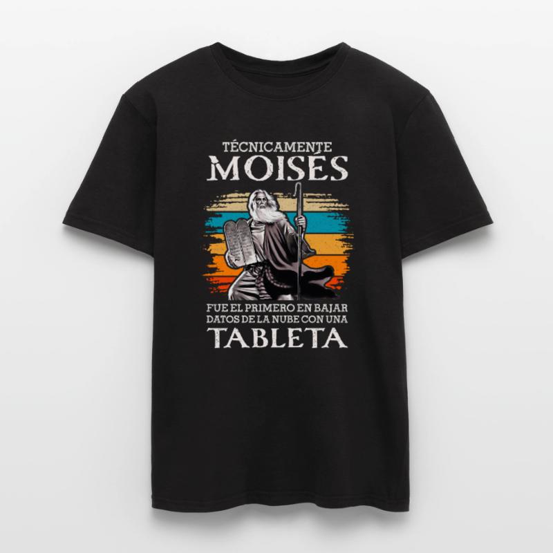 Moises First upload data cloud tablet Men’s T-shirt