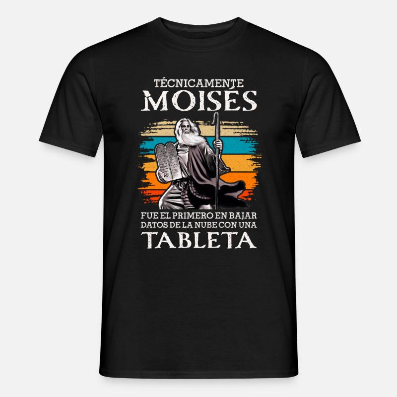 Moises First upload data cloud tablet Men’s T-shirt