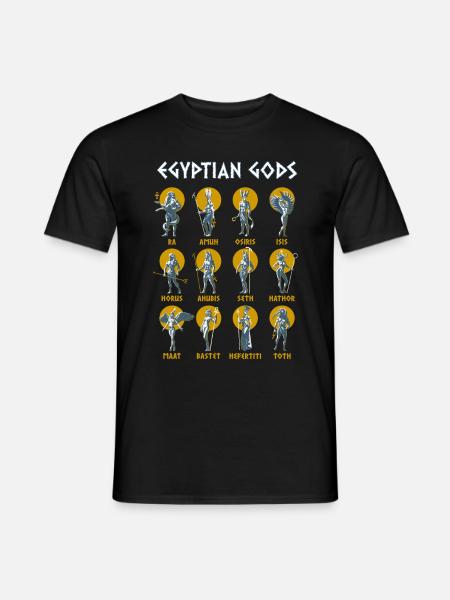 Ancient Egypt Greek Gods Egyptian Mythology - Men's T-Shirt - black